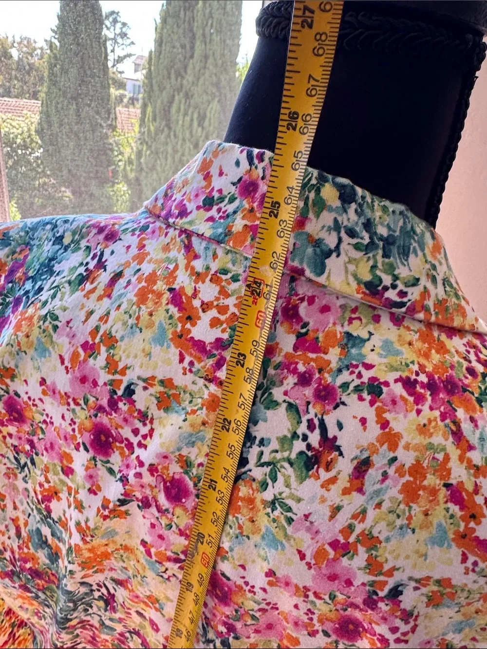Zara Multicolor Floral Blazer in Pink, Green & Yellow - Picture 6 of 12